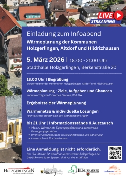 Infoabend Kommunale Wärmeplanung