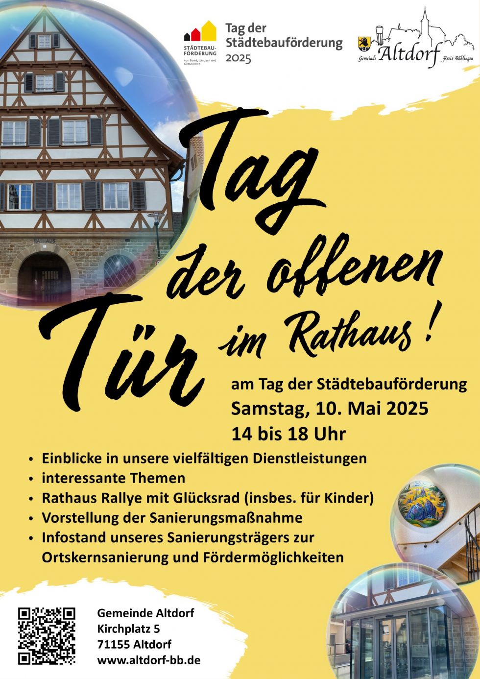 Die Gemeindeverwaltung ist wieder in das generalsanierte Rathaus zurück umgezogen